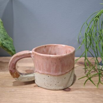 Kubek różowy – średni 2