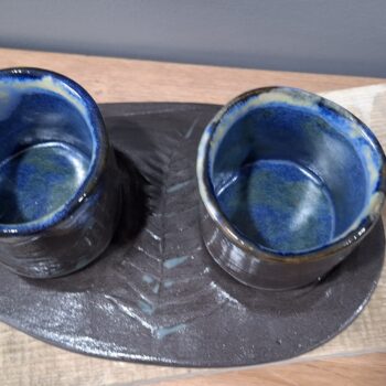 Zestaw kubków – paprotka