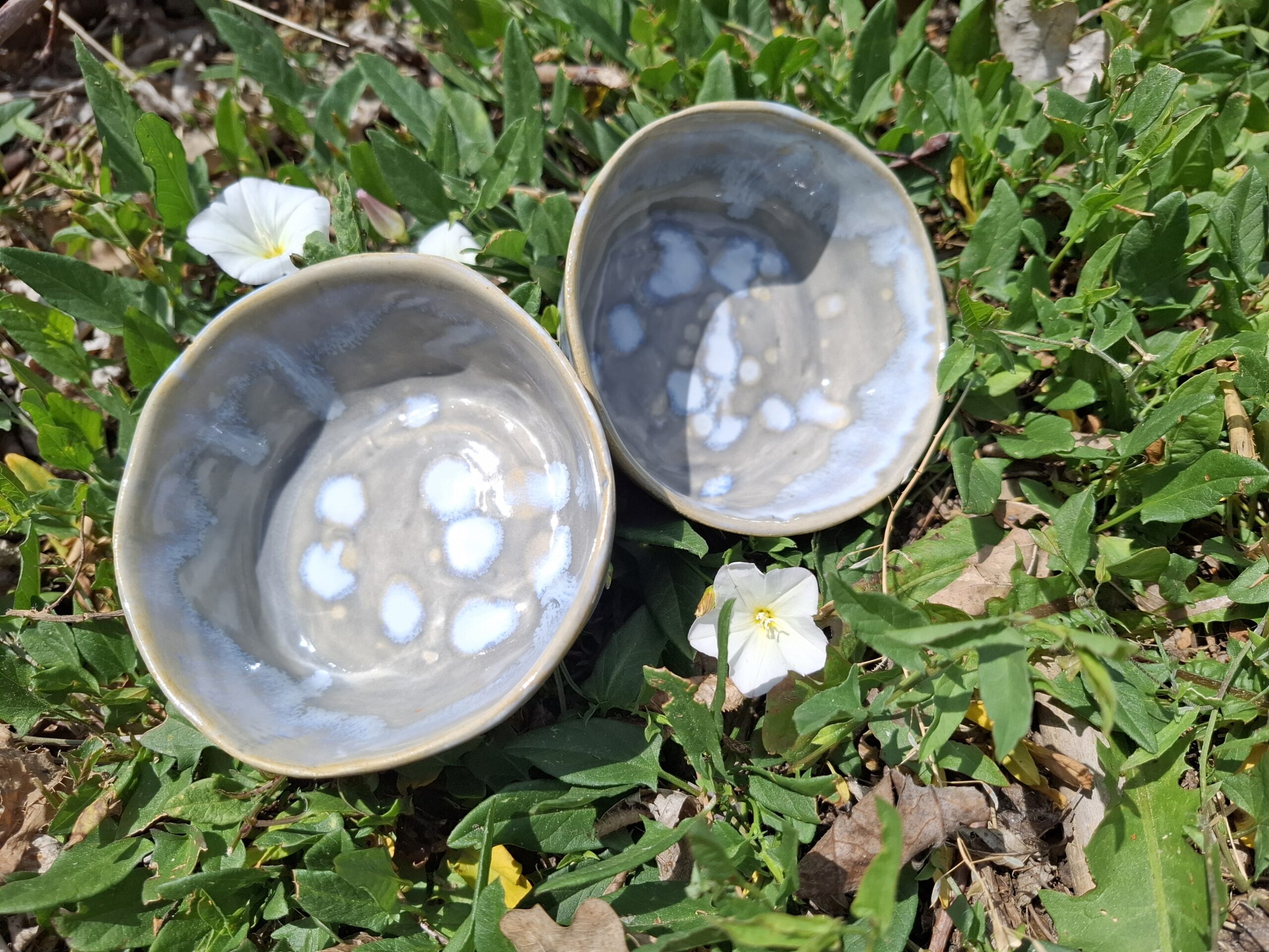 Zestaw miseczek szare w plamki - obrazek 3