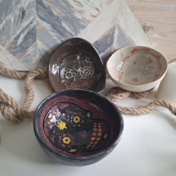 Zestaw czaszkowych miseczek